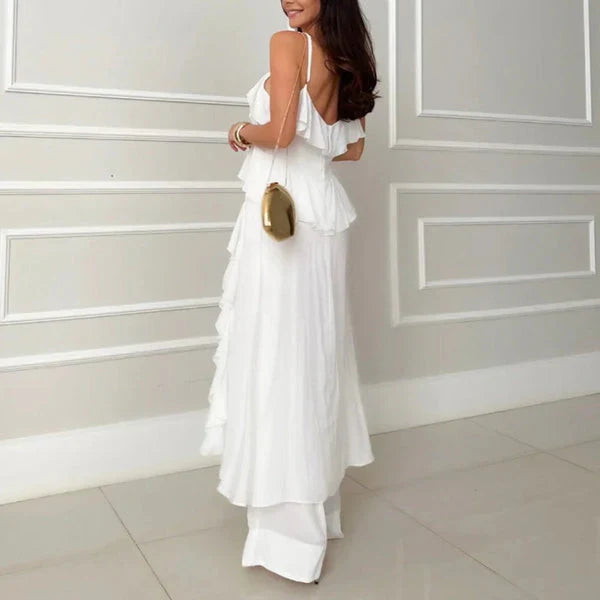 Viva Volant – Ensemble Robe à Volants & Pantalon Flowy