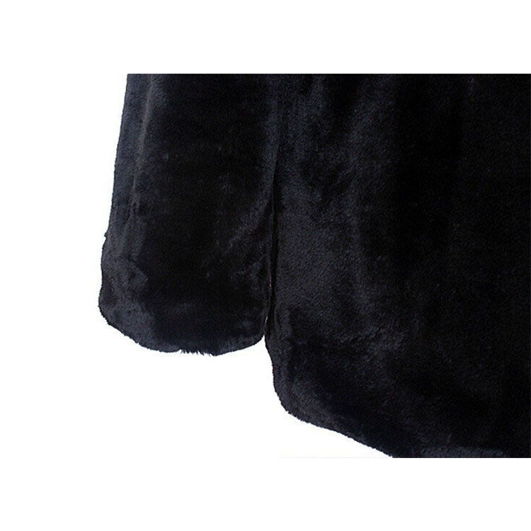 Manteau Mi-Long Fausse Fourrure de Vison