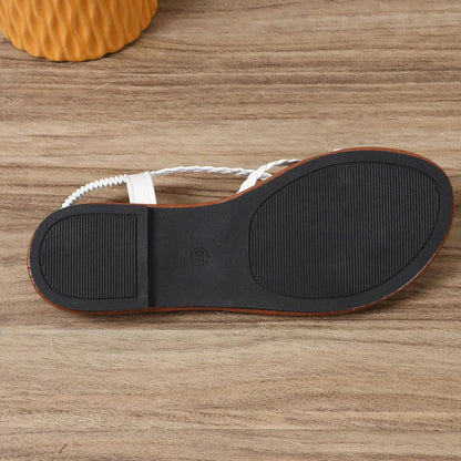 Lavi – Cuir Tressé (Caqui & Blanche)