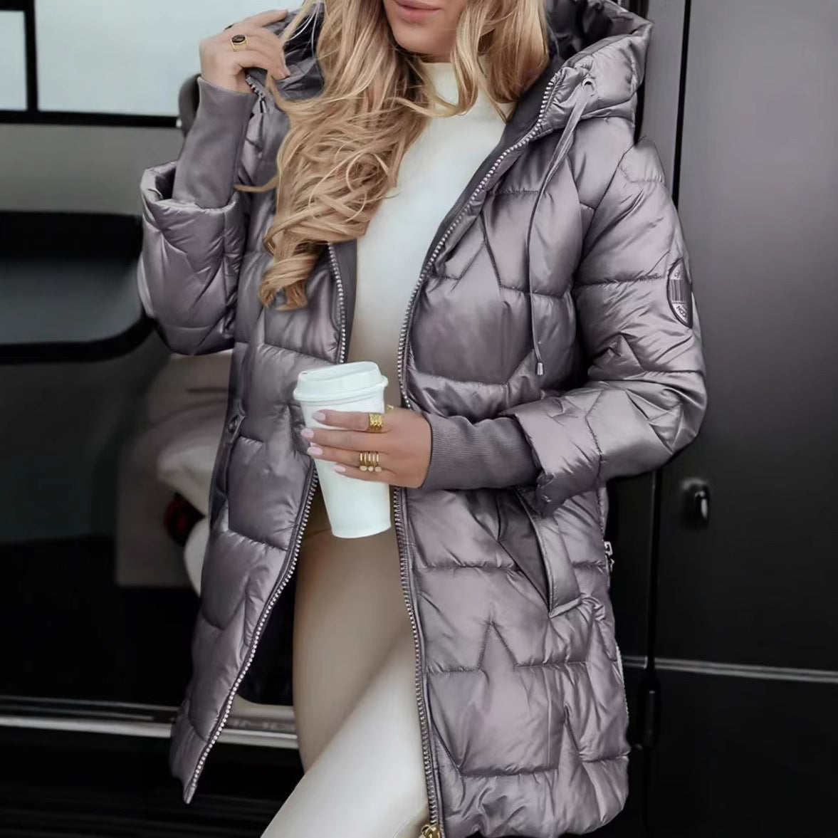 Alicia – Manteau Hiver Raffiné