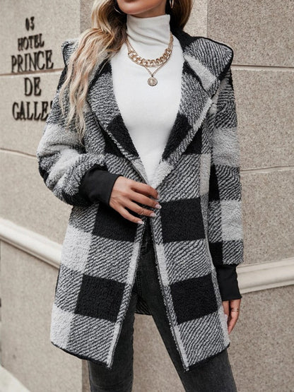 Cardigan Plaid Douceur