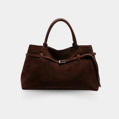 Marina Velours – Grand Cabas en Suédine Élégante