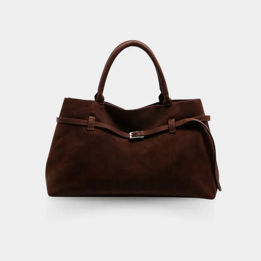 Marina Velours – Grand Cabas en Suédine Élégante