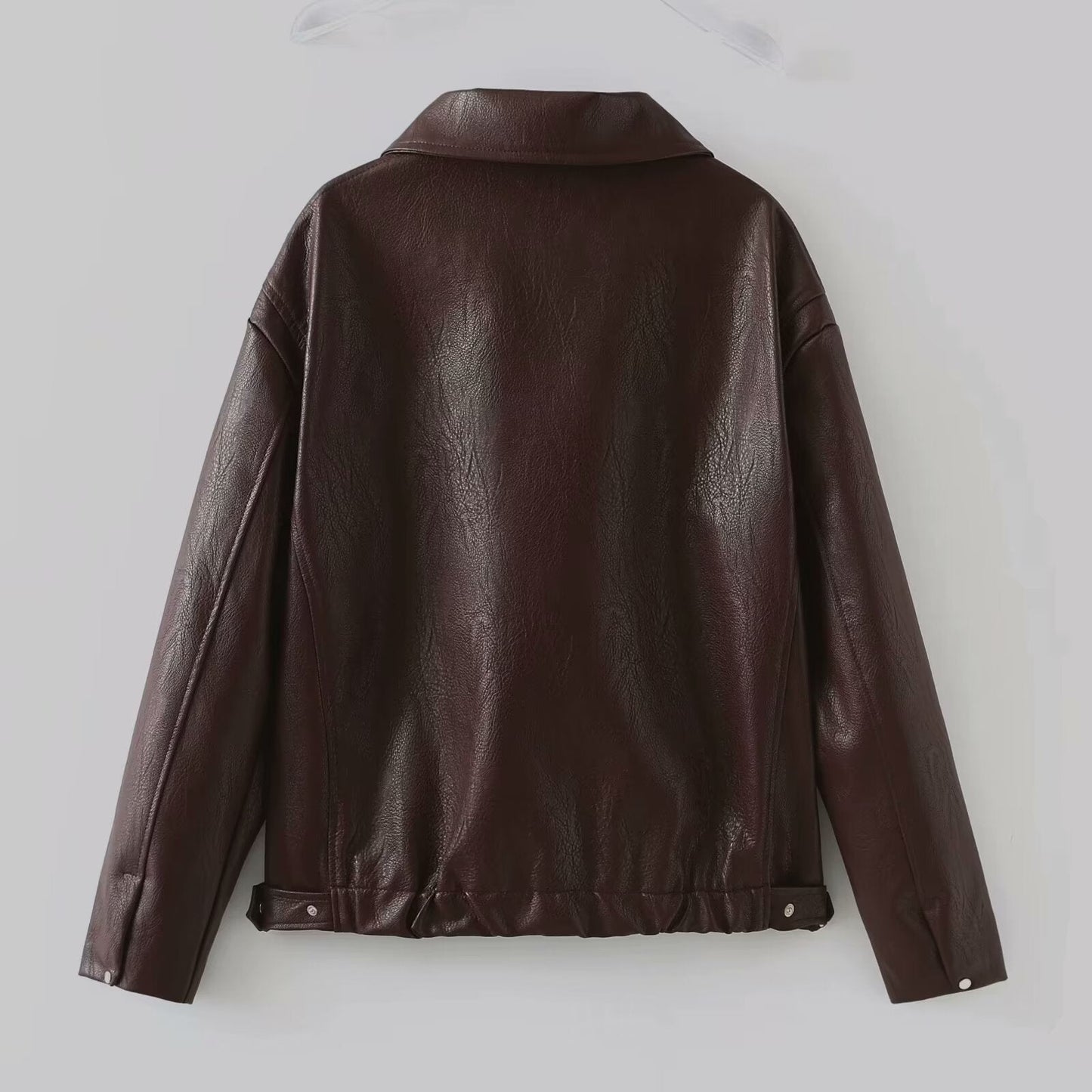 Veste Simili Cuir Élégance