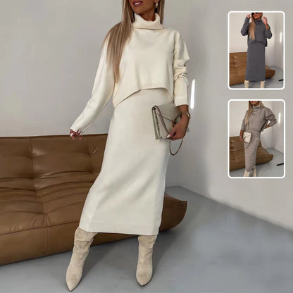 Ensemble Pull et Robe Longue Hivernal