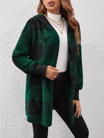 Cardigan Plaid Douceur