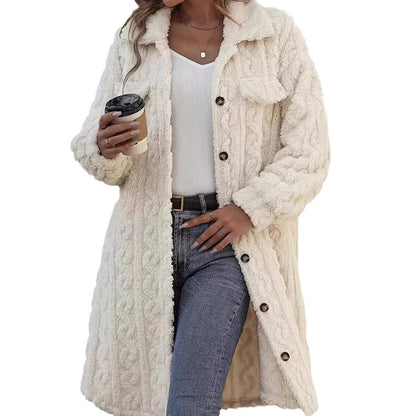 Manteau Long Peluche