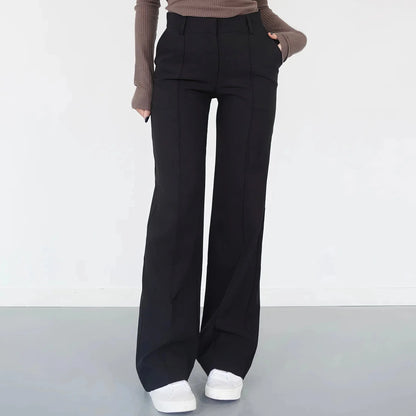 Palazzo Élégance Pauline – Pantalon Large Taille Haute