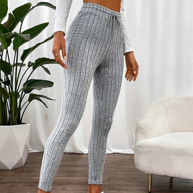 Legging Côtelé Taille Haute Confort & Style
