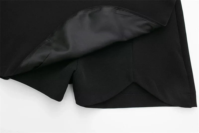 TRAF | Jupe-Short Asymétrique Taille Haute