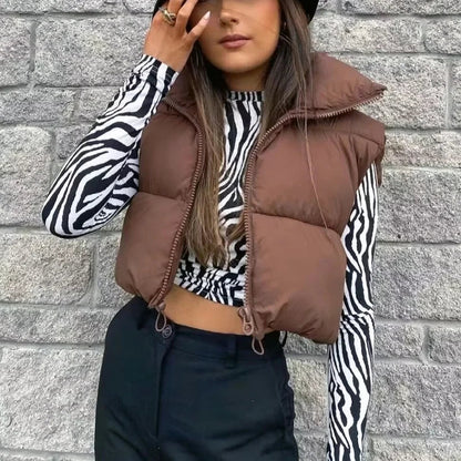 Veste Courte Sans Manches