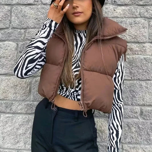 Veste Courte Sans Manches