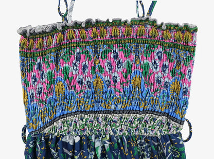 Robe Longue d’Été à Imprimé Fleuri