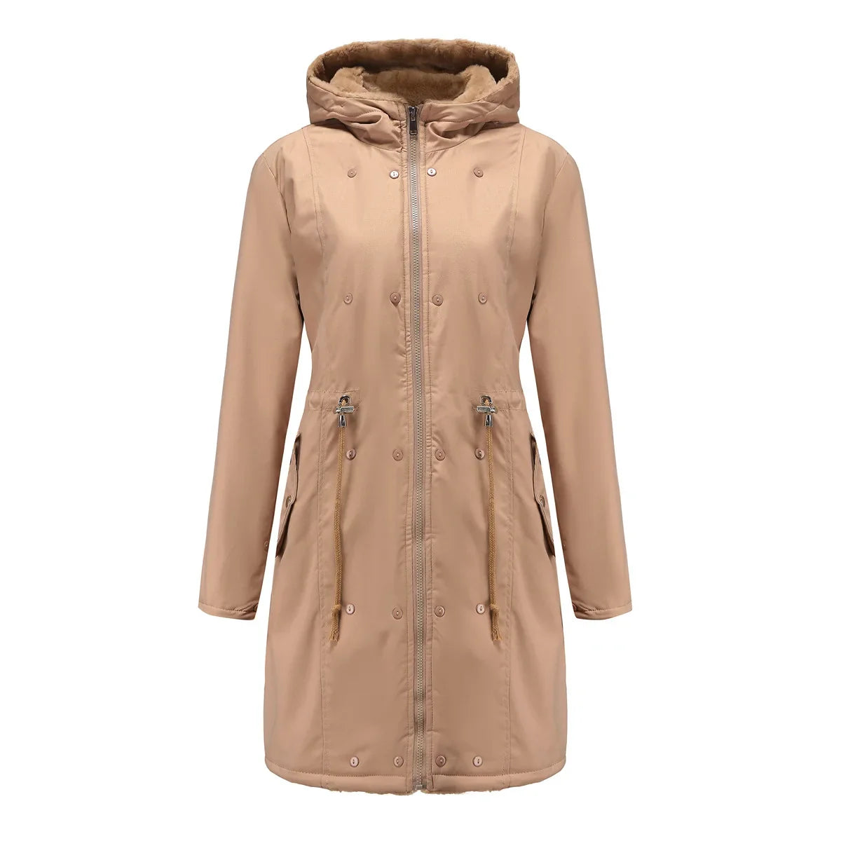 Parka Matelassée Fourrure Détachable