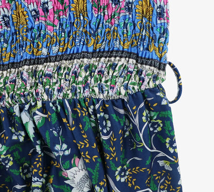 Robe Longue d’Été à Imprimé Fleuri