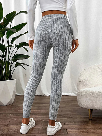 Legging Côtelé Taille Haute Confort & Style