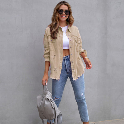 Veste Chemise Leyna – Tendance Urbaine