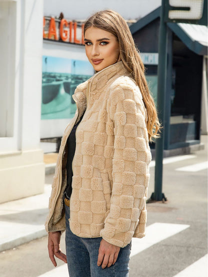 Veste Polaire Carreaux