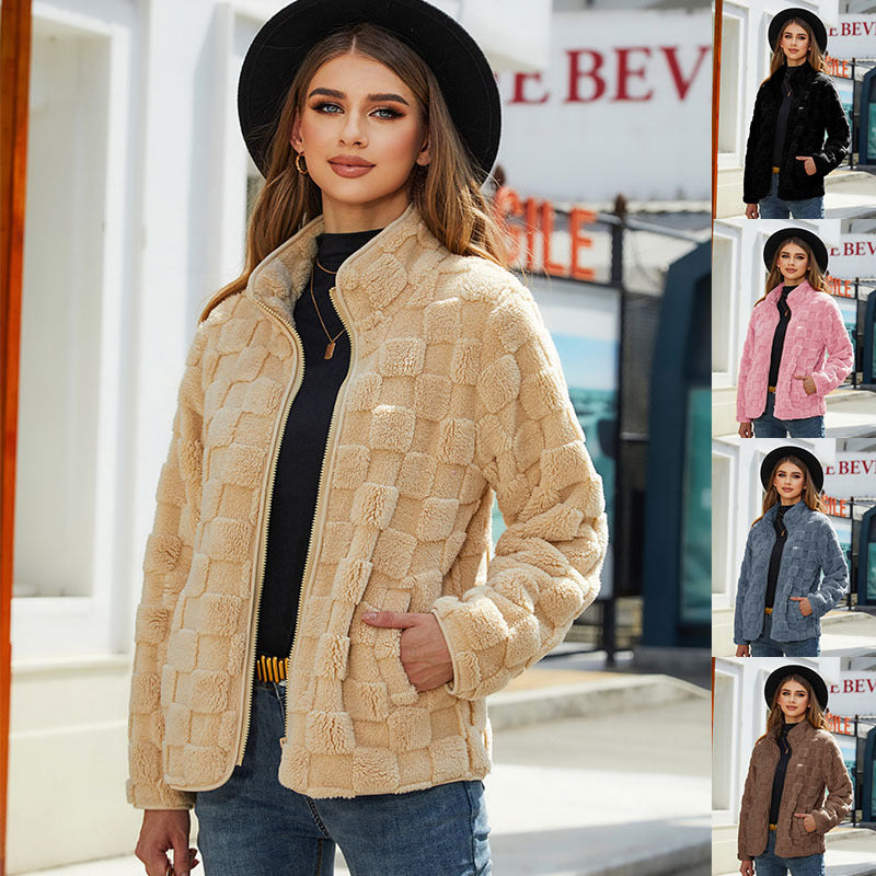 Veste Polaire Carreaux