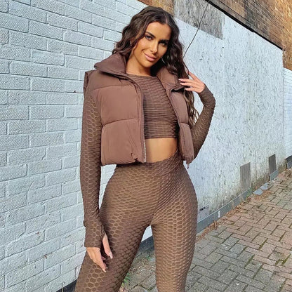 Veste Courte Sans Manches