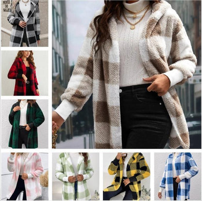 Cardigan Plaid Douceur