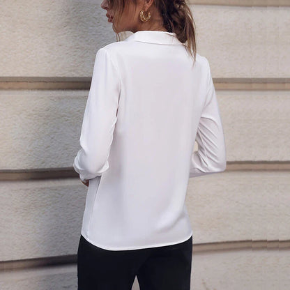 Renata - Chemise Tricotée à Manches Longues