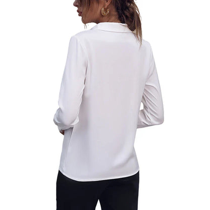 Renata - Chemise Tricotée à Manches Longues