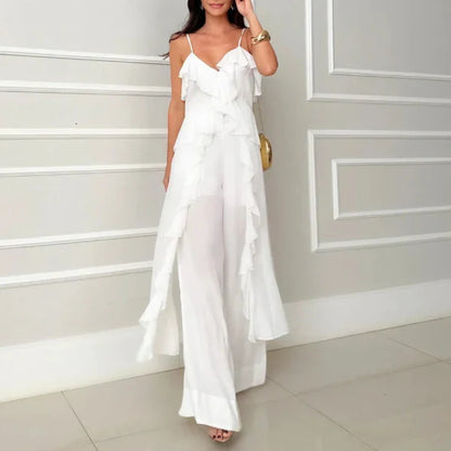 Viva Volant – Ensemble Robe à Volants &amp; Pantalon Flowy